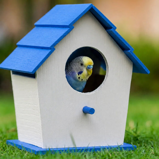 PVC Bird House – Weatherproof Nesting Box for Garden