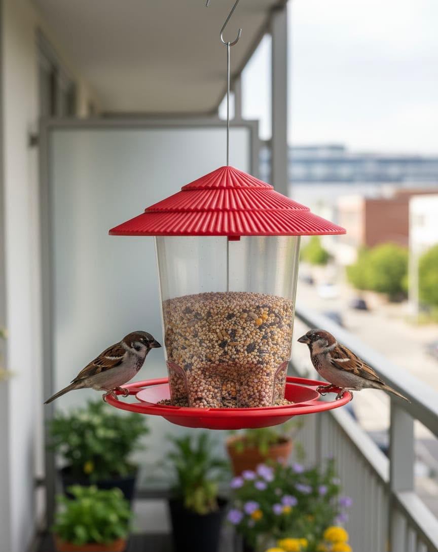 Hanging Bird Feeder for Garden & Balcony