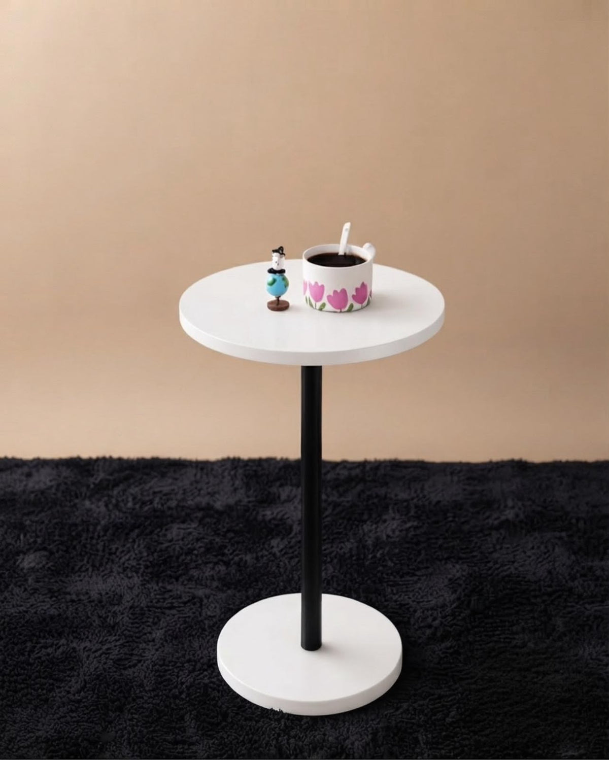 Modern Round Wooden Side Table