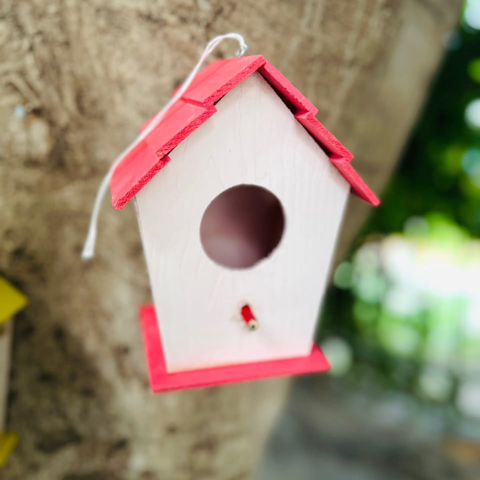 PVC Bird House – Weatherproof Nesting Box for Garden