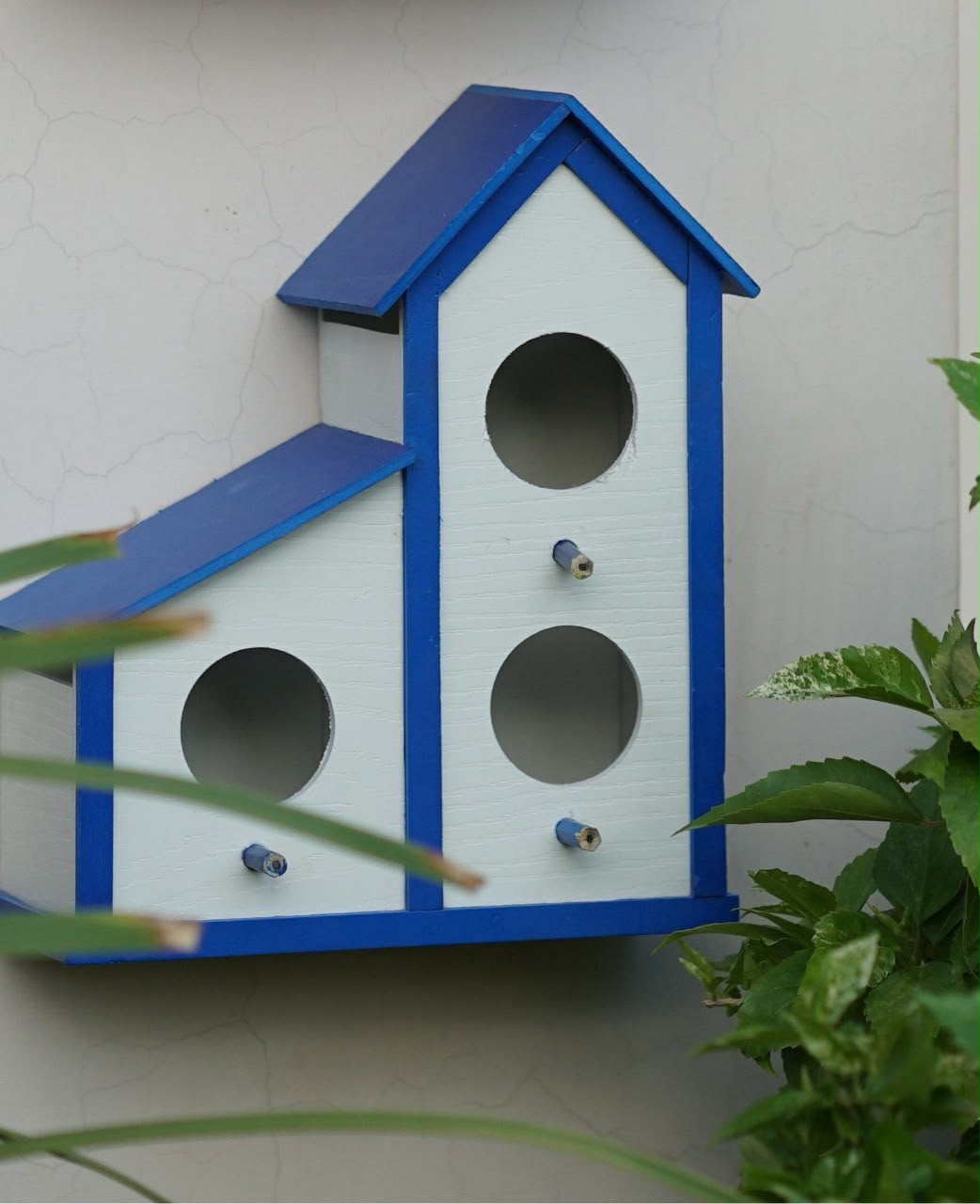 3-in-1 PVC Multi-Room Bird House