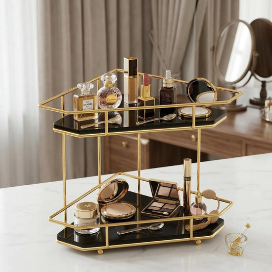 2-Tier Corner Storage Rack