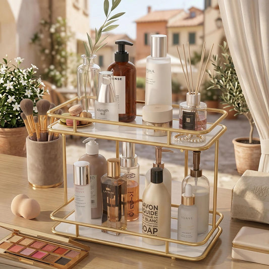 2-Tier Luxury Vanity Organizer