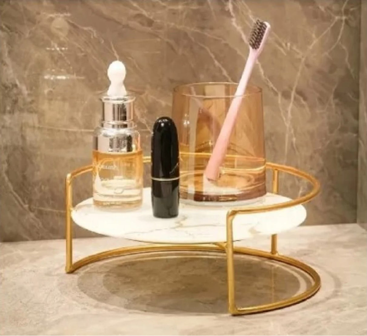 Iron Art Cosmetic Storage Rack