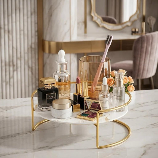 Iron Art Cosmetic Storage Rack