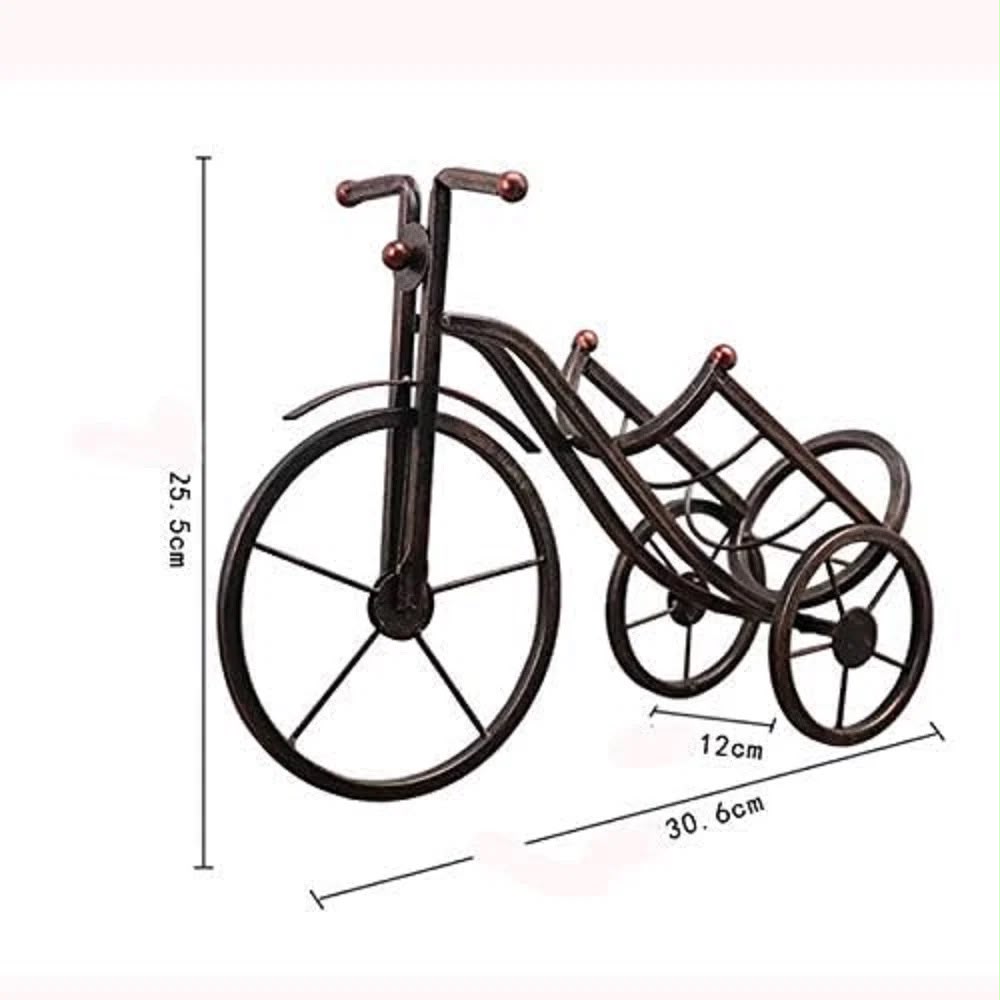 Bicycle Shape Single Bottle Display Rack