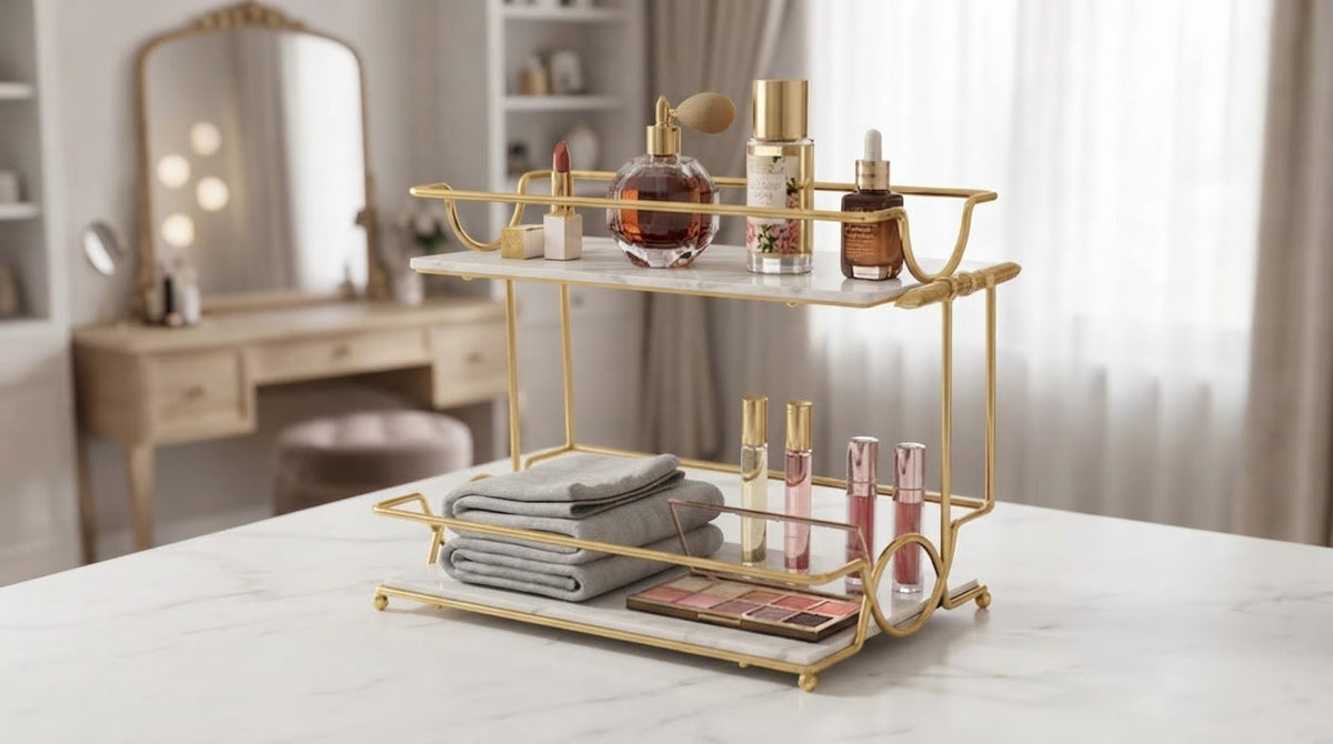 2-Tier Luxury Vanity Organizer